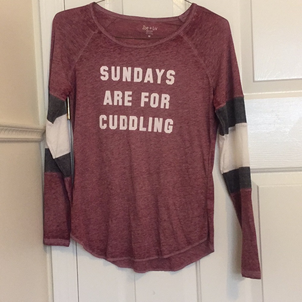 Long sleeve T-shirt with writing